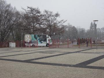 Das Aufnahmestudio im Bürgerpark in Hameln.