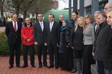 Bundespräsident Joachim Gauck zu Besuch im Grenzdurchgangslager Friedland