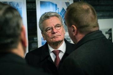 Innenminister Boris Pistorius im Gespräch mit Bundespräsident Joachim Gauck