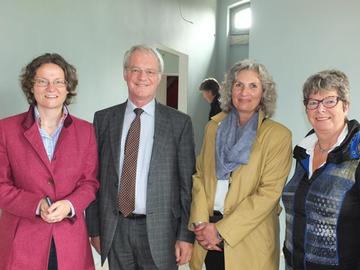 v.l.n.r. Ina Scharrenbach, MdL, Werner Jostmeier, MdL, Editha Lorberg, MdL, Angelika Jahns, MdL