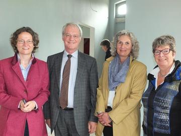 v.l.n.r. Ina Scharrenbach, MdL, Werner Jostmeier, MdL, Editha Lorberg, MdL, Angelika Jahns, MdL