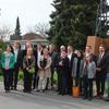 Besuchergruppe vor der Friedlandglocke