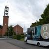 Bild: Zeitzeugenbus vor der St. Norbert Kirche