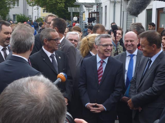 Bundesinnenminister im Gespräch